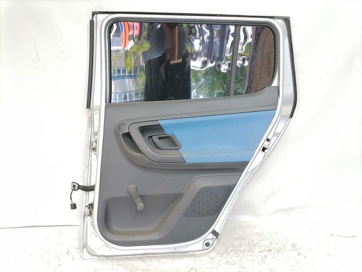 Skoda Fabia 2 5J original T&uuml;r hinten rechts 9156-Brillantsilber Rohbau Bj.2008